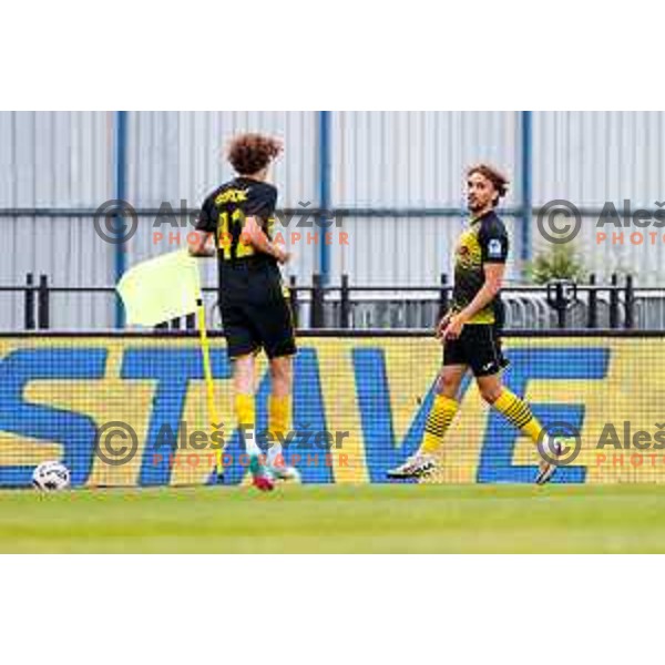 during Prva liga Telemach 2024/2025 football match between Olimpija and Maribor in Ljubljana, Slovenia on May 3, 2025