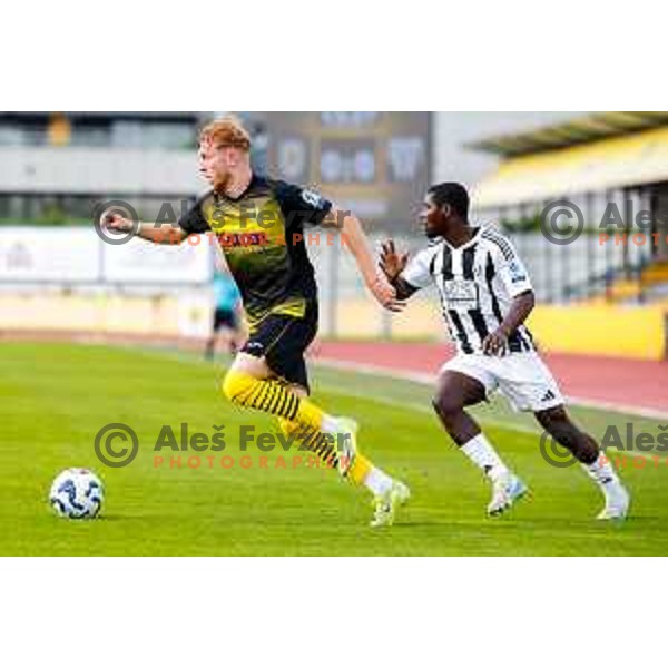 during Prva liga Telemach 2024/2025 football match between Olimpija and Maribor in Ljubljana, Slovenia on May 3, 2025
