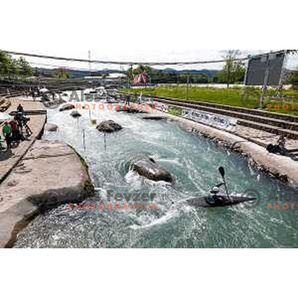 ICF Canoe slalom in Tacen, Ljubljana Slovenia on April 27, 2025