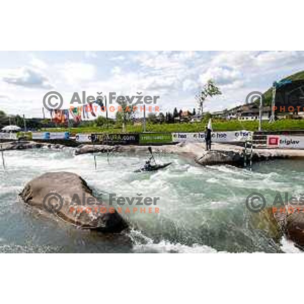 ICF Canoe slalom in Tacen, Ljubljana Slovenia on April 27, 2025
