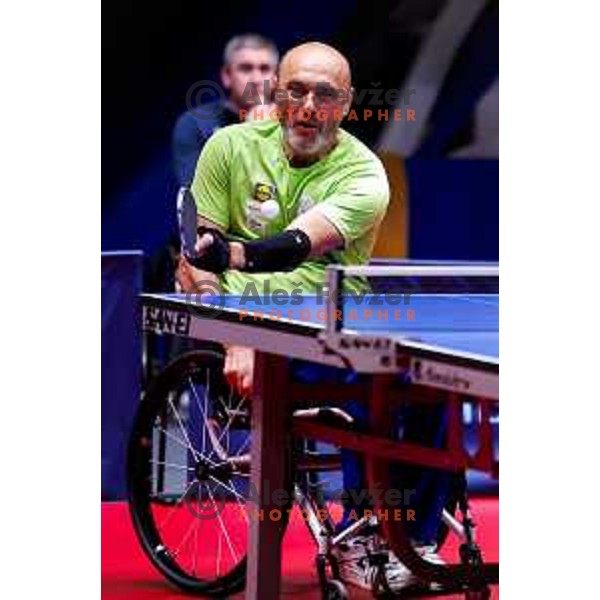 Ljubisa Gajic (SLO) competes at ITTF World Para Challenger Lasko 2025 in Tri Lilije Hall, Lasko, Slovenbia on May 6, 2025