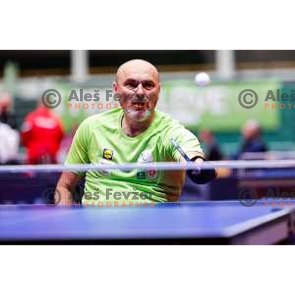 Ljubisa Gajic (SLO) competes at ITTF World Para Challenger Lasko 2025 in Tri Lilije Hall, Lasko, Slovenbia on May 6, 2025