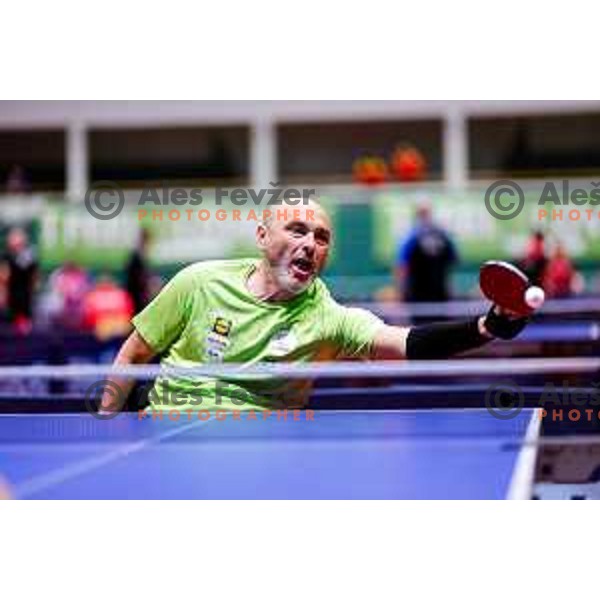 Ljubisa Gajic (SLO) competes at ITTF World Para Challenger Lasko 2025 in Tri Lilije Hall, Lasko, Slovenbia on May 6, 2025