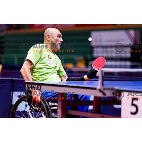 Ljubisa Gajic (SLO) competes at ITTF World Para Challenger Lasko 2025 in Tri Lilije Hall, Lasko, Slovenbia on May 6, 2025