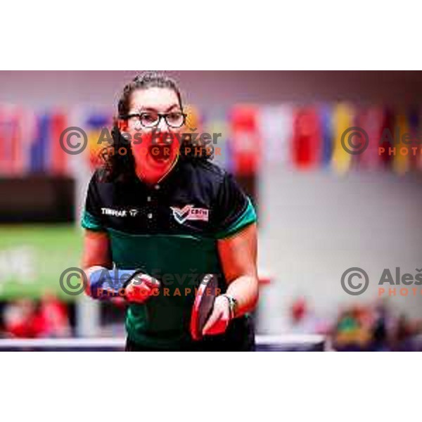 Sophia Kelmer (BRA) competes at ITTF World Para Challenger Lasko 2025 in Tri Lilije Hall, Lasko, Slovenbia on May 6, 2025