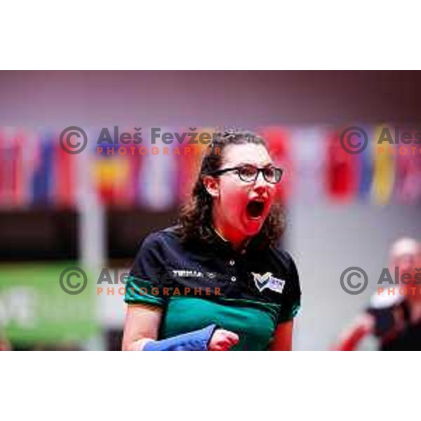 Sophia Kelmer (BRA) competes at ITTF World Para Challenger Lasko 2025 in Tri Lilije Hall, Lasko, Slovenbia on May 6, 2025