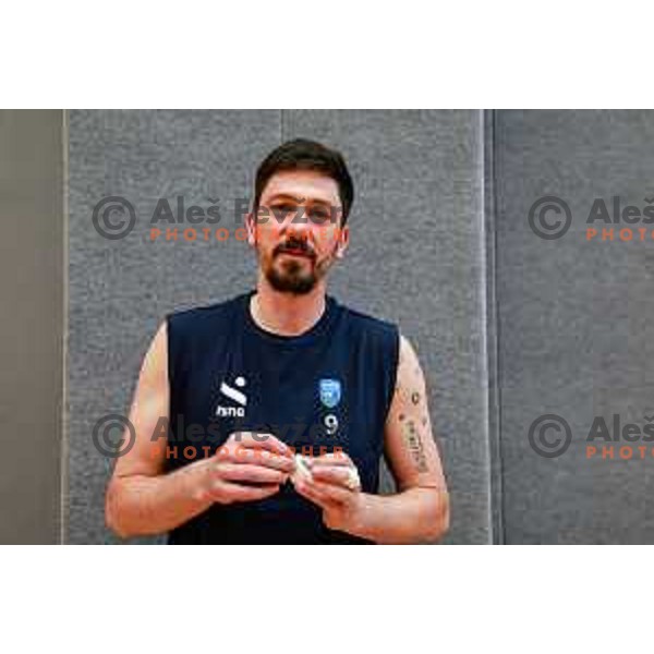Slovenia National Volleyball team practice session, Ljubljana on May 7, 2025