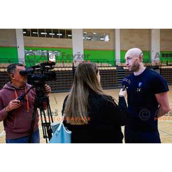 Slovenia National Volleyball team practice session, Ljubljana on May 7, 2025