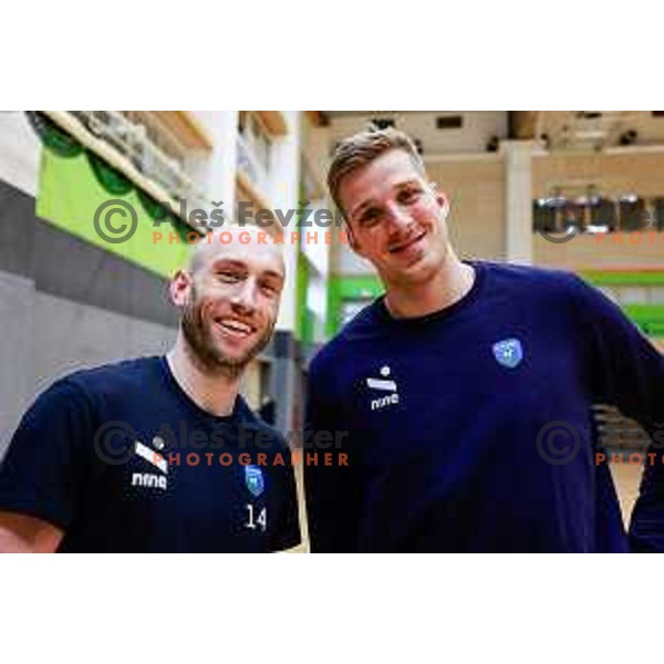 Slovenia National Volleyball team practice session, Ljubljana on May 7, 2025
