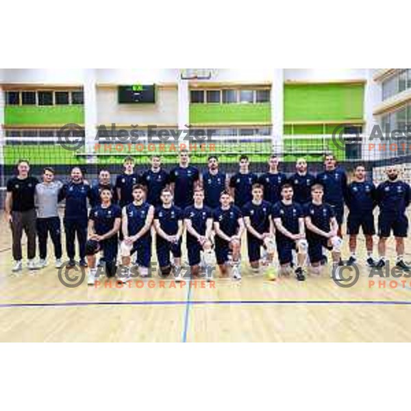 Slovenia National Volleyball team practice session, Ljubljana on May 7, 2025