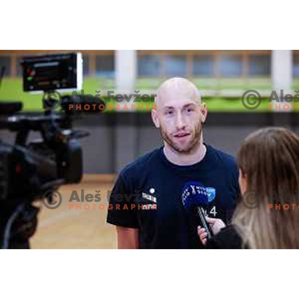 Slovenia National Volleyball team practice session, Ljubljana on May 7, 2025