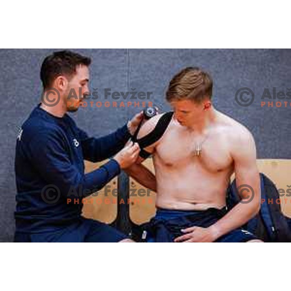 Slovenia National Volleyball team practice session, Ljubljana on May 7, 2025