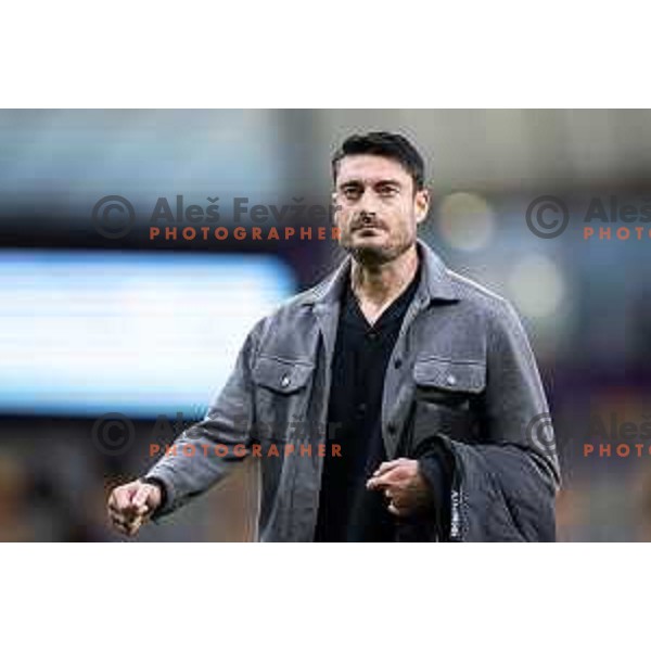 Albert Riera, head coach of Celje during Prva liga Telemach football match between Maribor and Celje in Ljudski vrt, Maribor, Slovenia on May 7, 2025. Photo: Jure Banfi