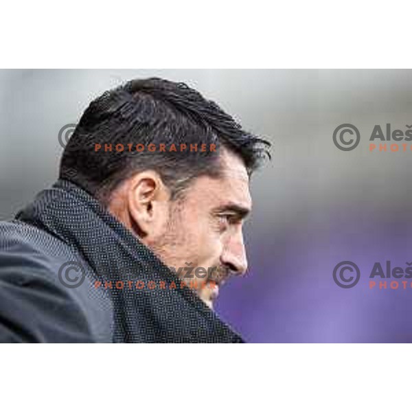 Albert Riera, head coach of Celje during Prva liga Telemach football match between Maribor and Celje in Ljudski vrt, Maribor, Slovenia on May 7, 2025. Photo: Jure Banfi