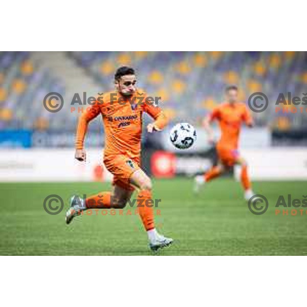 Aljosa Matko in action during Prva liga Telemach football match between Maribor and Celje in Ljudski vrt, Maribor, Slovenia on May 7, 2025. Photo: Jure Banfi