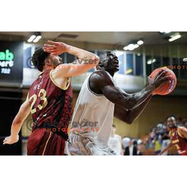 in action during second match of the Final of ABA 2 League 2024/25 basketball match between Iliriija and Bosna Visit Sarajevo in Hala Tivoli, Ljubljana, Slovenia on May 7, 2025. Photo: Filip Barbalic