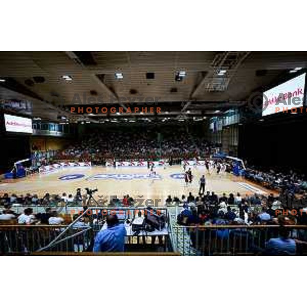 during The Final of ABA 2 League basketball match between Ilirija (SLO) and Bosna Visit Sarajevo (BiH) in Tivoli Hall, Ljubljana, Slovenia on May 7, 2025