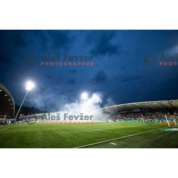 in action during Prva liga Telemach football match between Maribor and Celje in Ljudski vrt, Maribor, Slovenia on May 7, 2025. Photo: Jure Banfi