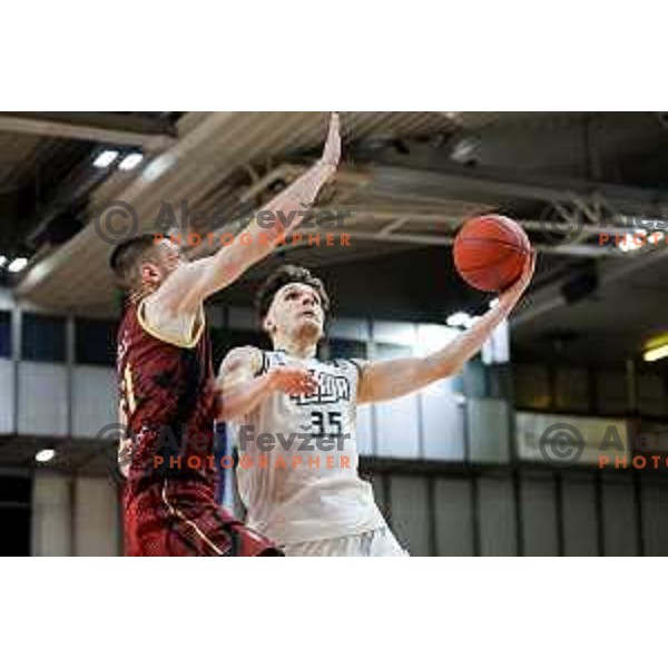 in action during second match of the Final of ABA 2 League 2024/25 basketball match between Iliriija and Bosna Visit Sarajevo in Hala Tivoli, Ljubljana, Slovenia on May 7, 2025. Photo: Filip Barbalic