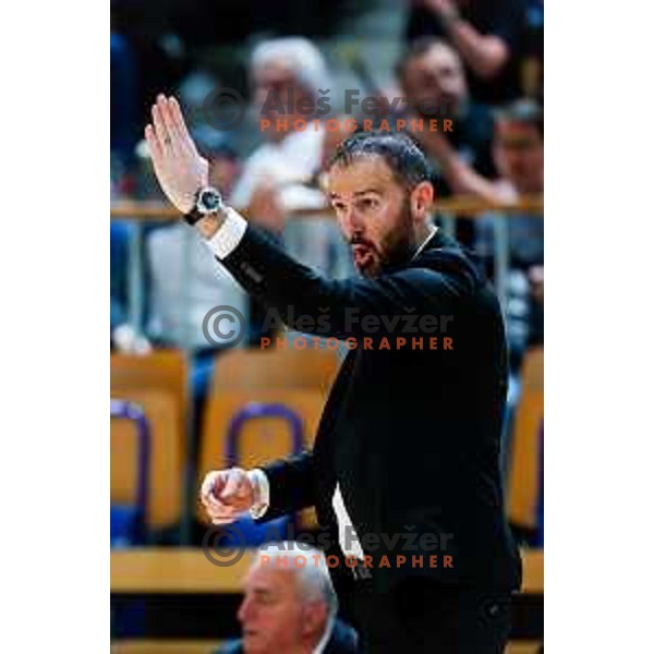 during The Final of ABA 2 League basketball match between Ilirija (SLO) and Bosna Visit Sarajevo (BiH) in Tivoli Hall, Ljubljana, Slovenia on May 7, 2025