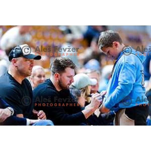 Luka Doncic during The Final of ABA 2 League basketball match between Ilirija (SLO) and Bosna Visit Sarajevo (BiH) in Tivoli Hall, Ljubljana, Slovenia on May 7, 2025