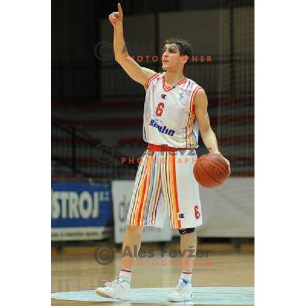 Macek at basketball match Geoplin Slovan - Elektra , played at Kodeljevo , Ljubljana , 11.10.2008 