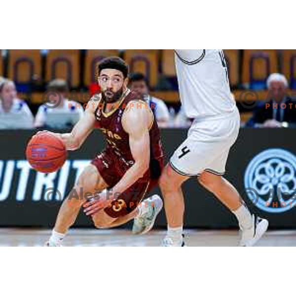 during The Final of ABA 2 League basketball match between Ilirija (SLO) and Bosna Visit Sarajevo (BiH) in Tivoli Hall, Ljubljana, Slovenia on May 7, 2025