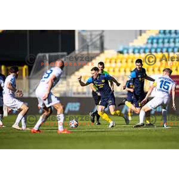 in action during Prva liga Telemach football match between Celje and Koper in Stadion z’dezele, Celje, Slovenia on May 10, 2025. Photo: Jure Banfi