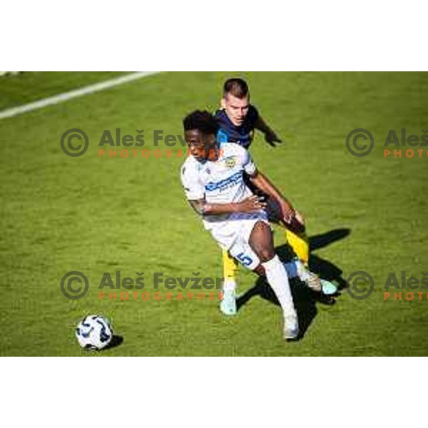 in action during Prva liga Telemach football match between Celje and Koper in Stadion z’dezele, Celje, Slovenia on May 10, 2025. Photo: Jure Banfi