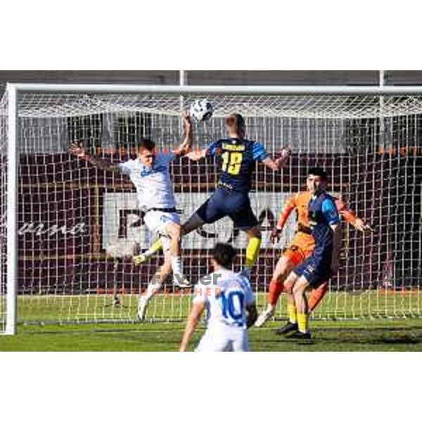 in action during Prva liga Telemach football match between Celje and Koper in Stadion z’dezele, Celje, Slovenia on May 10, 2025. Photo: Jure Banfi