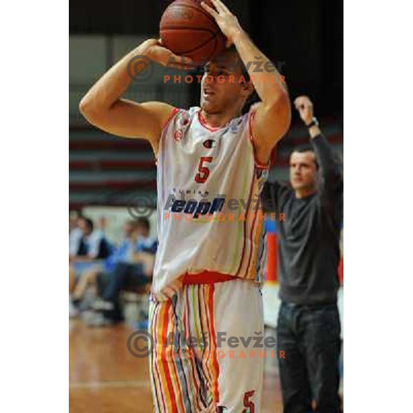 Delic at basketball match Geoplin Slovan - Elektra , played at Kodeljevo , Ljubljana , 11.10.2008 