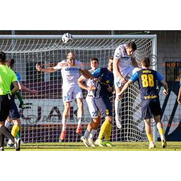 in action during Prva liga Telemach football match between Celje and Koper in Stadion z’dezele, Celje, Slovenia on May 10, 2025. Photo: Jure Banfi