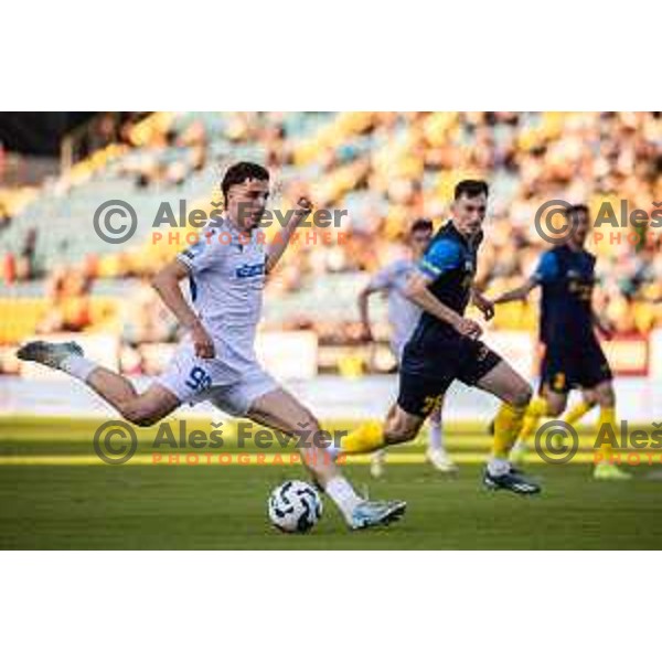 in action during Prva liga Telemach football match between Celje and Koper in Stadion z’dezele, Celje, Slovenia on May 10, 2025. Photo: Jure Banfi