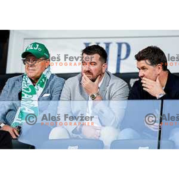 in action during Prva liga Telemach 2024/2025 football match between Mura and Olimpija in Murska Sobota, Slovenia on May 10, 2025