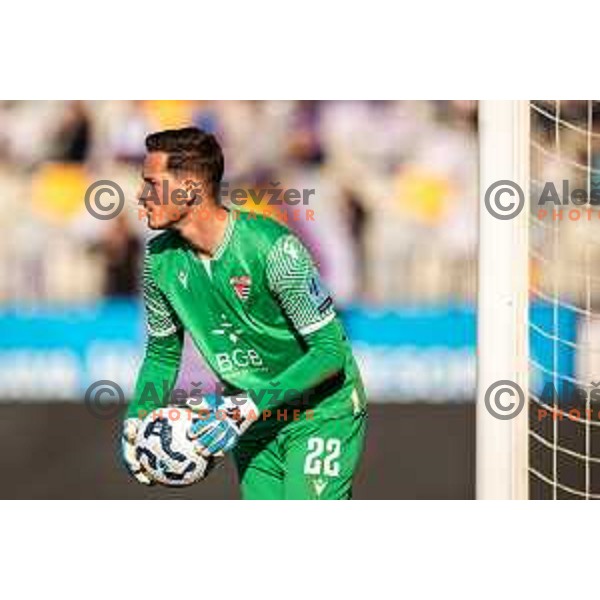 Tony Macan in action during Prva liga Telemach football match between Maribor and Primorje in Ljudski vrt, Maribor, Slovenia on May 11, 2025. Photo: Jure Banfi