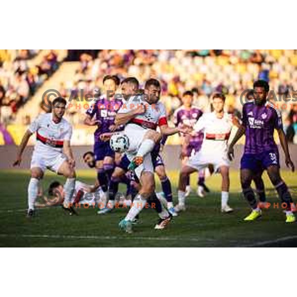 in action during Prva liga Telemach football match between Maribor and Primorje in Ljudski vrt, Maribor, Slovenia on May 11, 2025. Photo: Jure Banfi