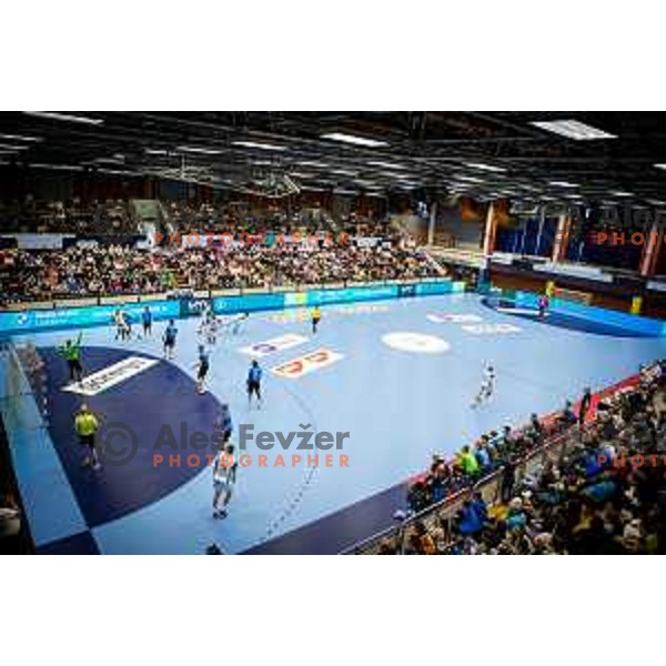 during Euro Men 2026 Qualifiers handball match between Slovenia and Estonia in Golovec Hall, Celje, Slovenia on May 11, 2025