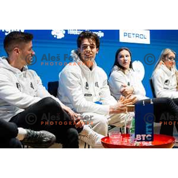Gregor Rakovic during press conference of Slovenian Gymnastic federation prior to 19. FIG Art World Challange Cup in Koper, Slovenia on May 13, 2025, Ljubljana, Slovenia Photo: Grega Valancic