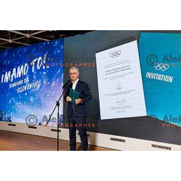 presentation of Slovenia Olympic Committee 268 days before Milano-Cortina 2026 Winter Olympic Games in Ljubljana, Slovenia on May 14, 2025