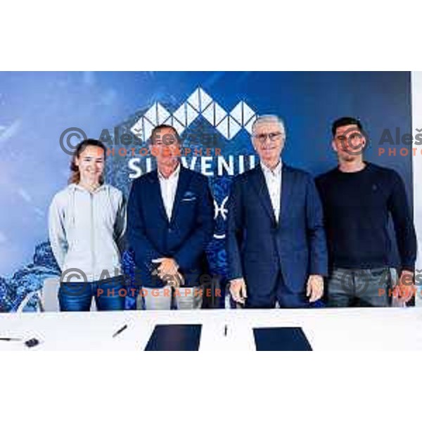 presentation of Slovenia Olympic Committee 268 days before Milano-Cortina 2026 Winter Olympic Games in Ljubljana, Slovenia on May 14, 2025