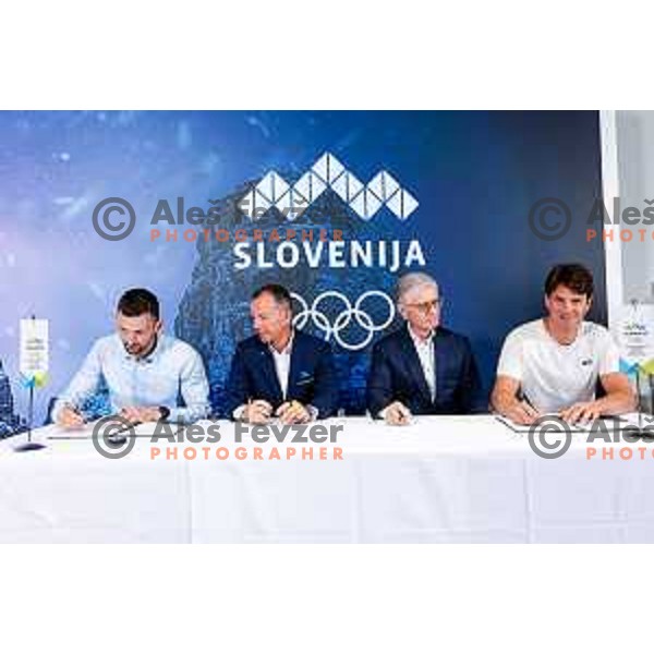presentation of Slovenia Olympic Committee 268 days before Milano-Cortina 2026 Winter Olympic Games in Ljubljana, Slovenia on May 14, 2025