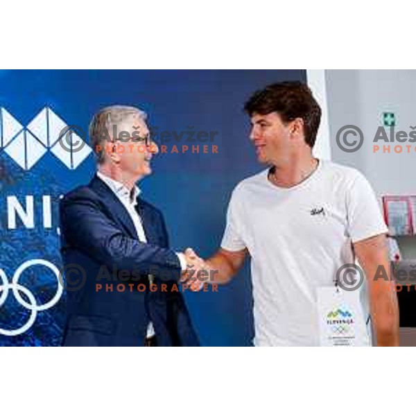 presentation of Slovenia Olympic Committee 268 days before Milano-Cortina 2026 Winter Olympic Games in Ljubljana, Slovenia on May 14, 2025