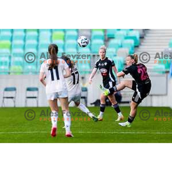 Noelle Vilcnik in action during The Final of Pivovarna Union Women’s Slovenian Cup football match between Mura Nona and Ljubljana in SRC Stozice, Ljubljana, Slovenia on May 14, 2025