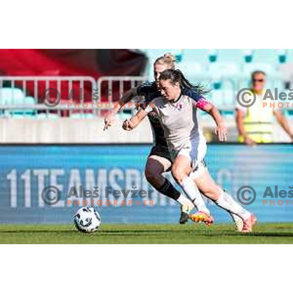 Katja Turk in action during The Final of Pivovarna Union Women’s Slovenian Cup football match between Mura Nona and Ljubljana in SRC Stozice, Ljubljana, Slovenia on May 14, 2025