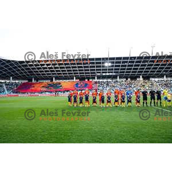in action during The Final of Pivovarna Union Slovenian Cup football match between Koper and Celje in SRC Stozice, Ljubljana, Slovenia on May 14, 2025