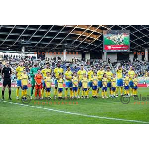 in action during The Final of Pivovarna Union Slovenian Cup football match between Koper and Celje in SRC Stozice, Ljubljana, Slovenia on May 14, 2025