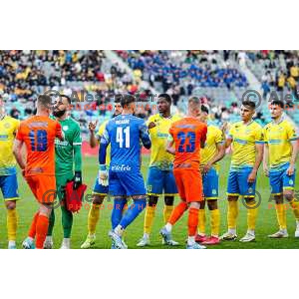 in action during The Final of Pivovarna Union Slovenian Cup football match between Koper and Celje in SRC Stozice, Ljubljana, Slovenia on May 14, 2025