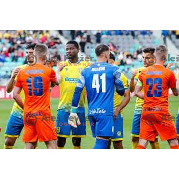 in action during The Final of Pivovarna Union Slovenian Cup football match between Koper and Celje in SRC Stozice, Ljubljana, Slovenia on May 14, 2025