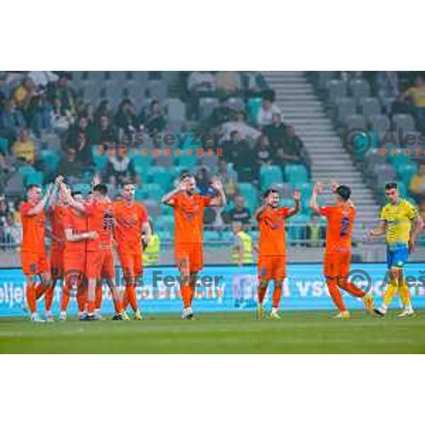 in action during The Final of Pivovarna Union Slovenian Cup football match between Koper and Celje in SRC Stozice, Ljubljana, Slovenia on May 14, 2025