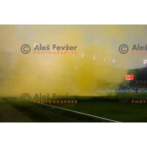in action during The Final of Pivovarna Union Slovenian Cup football match between Koper and Celje in SRC Stozice, Ljubljana, Slovenia on May 14, 2025